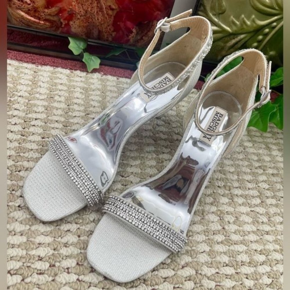 Badgley Mischka Collection Urina Heeled Sandal in 10 - Picture 5 of 15